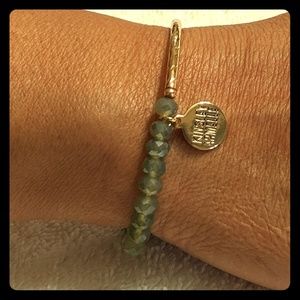 Green & gold bracelet